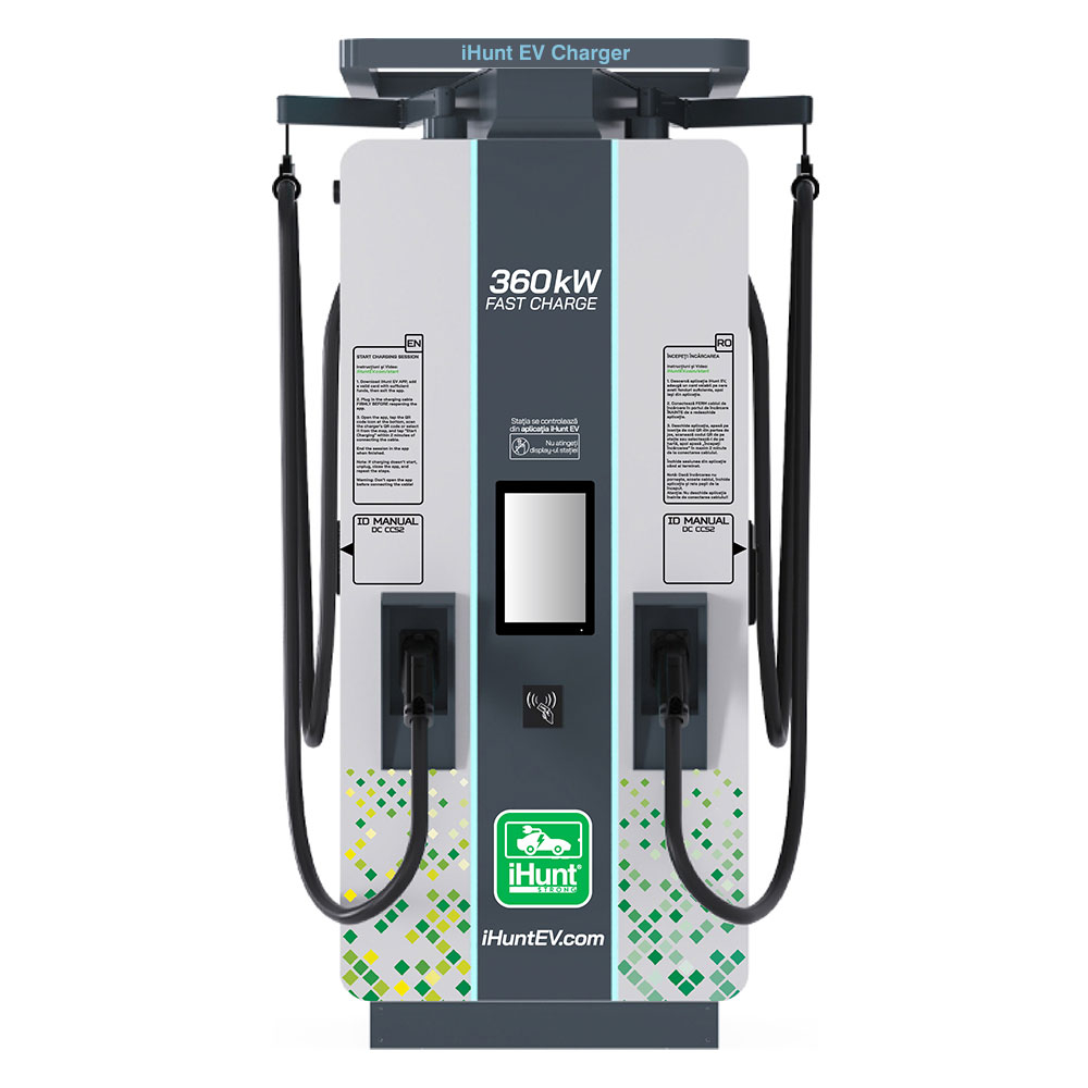 Stație încărcare ultra-rapidă iHunt EV DC 360kW V4 2x CCS2