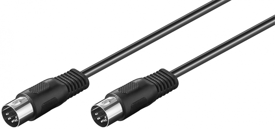 Cablu DIN 5 Pini T-T 1.5m Negru Goobay