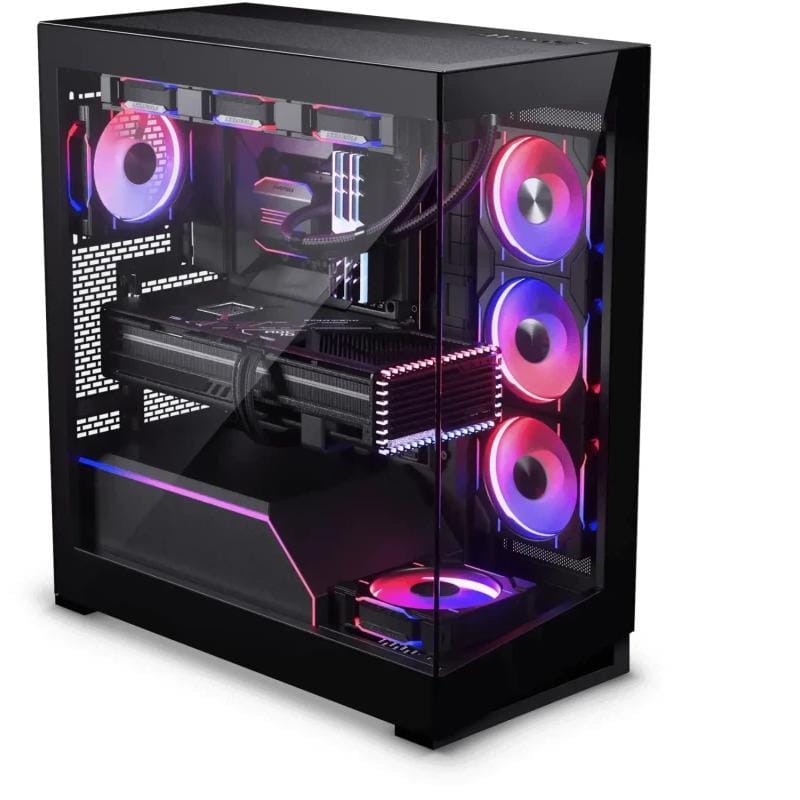 Carcasa PHANTEKS NV5 MK2 Mid Tower Negru - Sticla Temerata - imagine 2