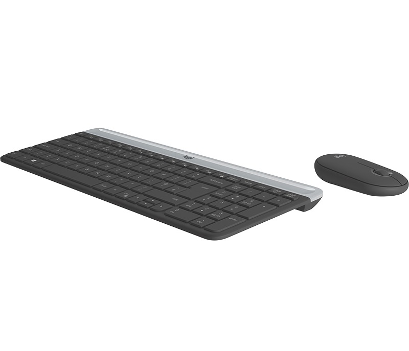 Tastatură și Mouse Wireless Logitech MK470 Slim - Graphite - imagine 2