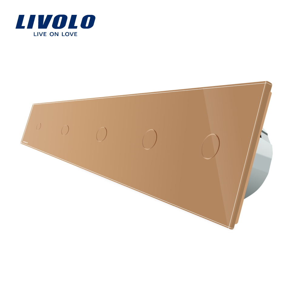 Intrerupator Touch Livolo, 5 Căi, Sticlă, LED - imagine 8