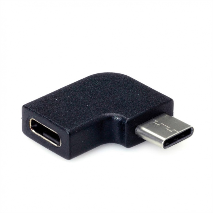 Adaptor USB 3.1-C Unghi 90° Value, Stânga/Dreapta