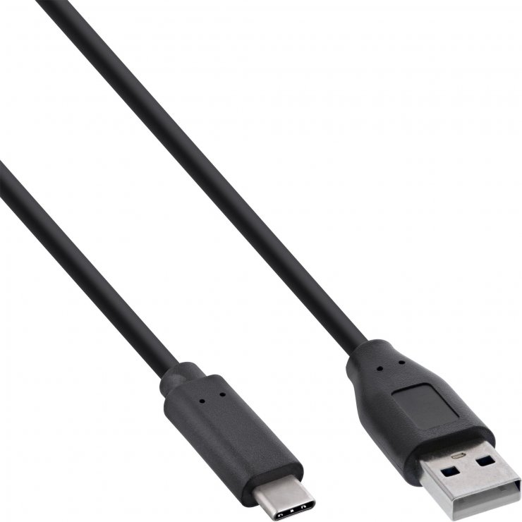 Cablu InLine USB-A la USB-C 5 m, transfer 480 Mb/s