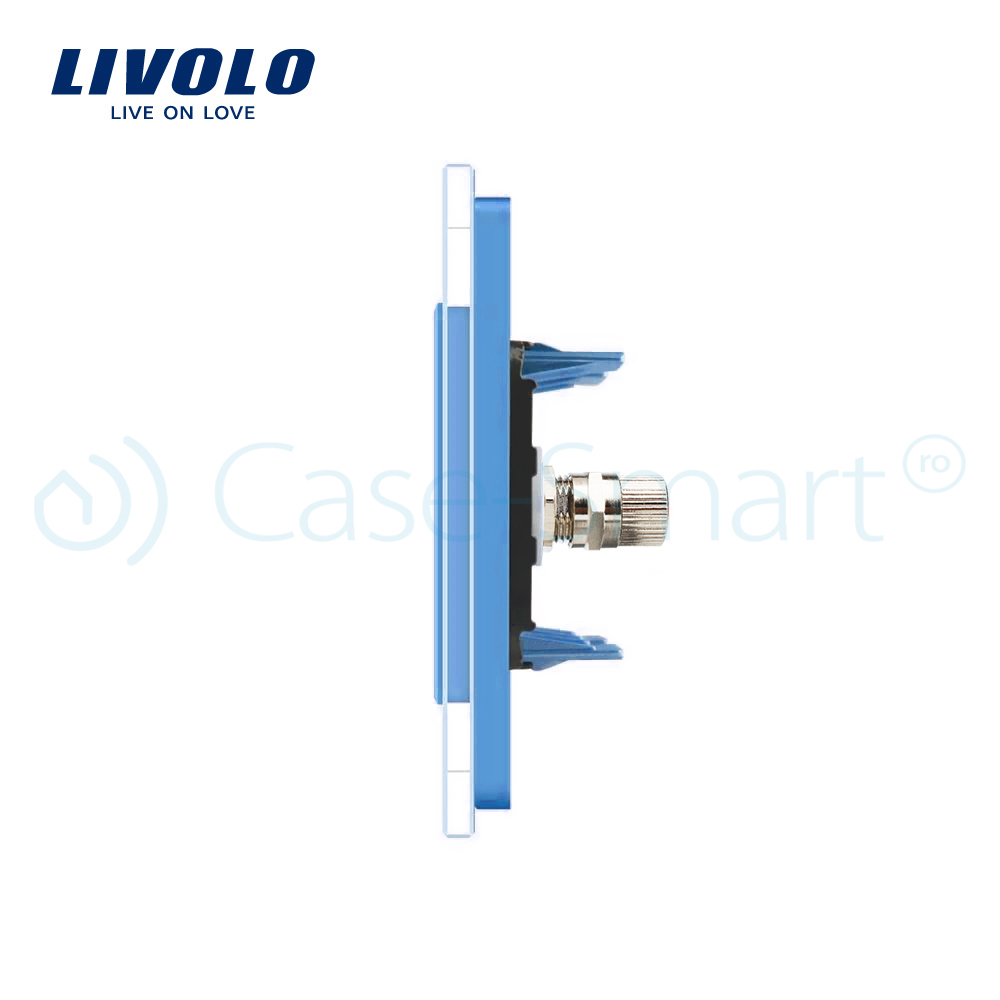 Priză TV Dublă Livolo cu Ramă Sticlă - imagine 15