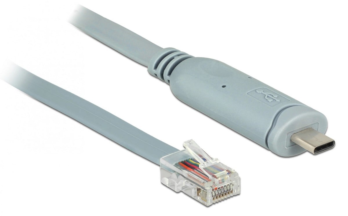 Cablu USB-C RS232/RJ45 Delock 5m