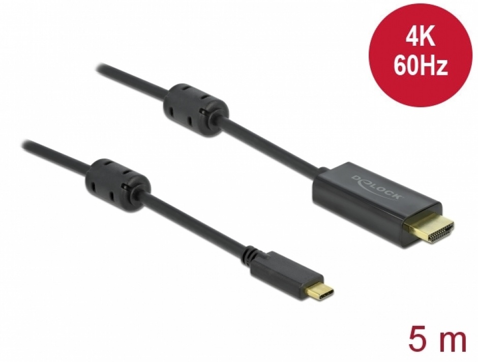 Cablu USB-C la HDMI 4K 5m Delock