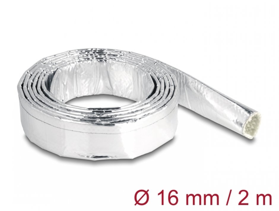 Manson Cablu Delock 2m, Fibra Sticla si Aluminiu