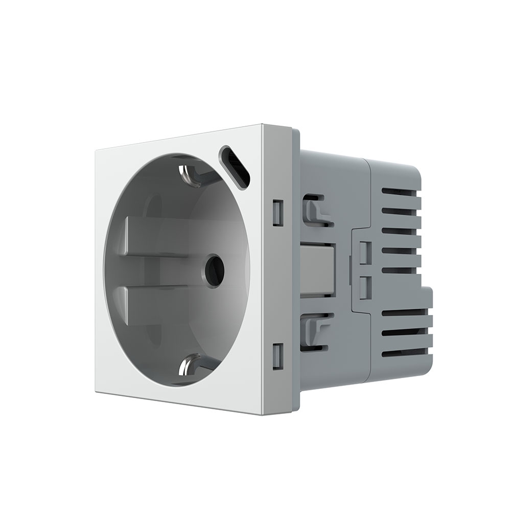 Priză Schuko + USB-C LIVOLO, Sticlă, 18W - imagine 12