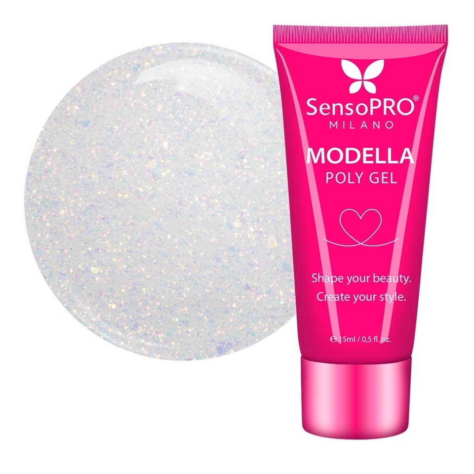 Polygel MODELLA SensoPRO Milano - Fairy Dust, 15ml