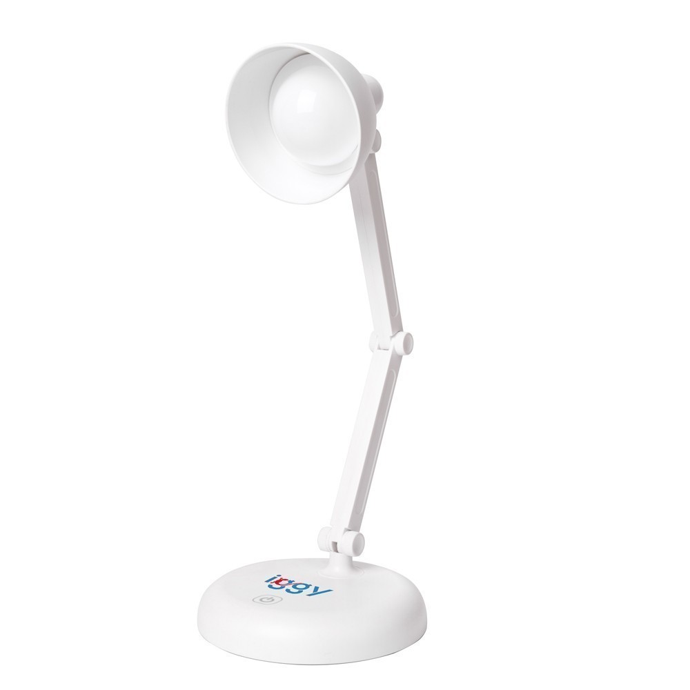 Lampa Birou LED Iggy 100 Lumeni - USB si Baterii, Alb