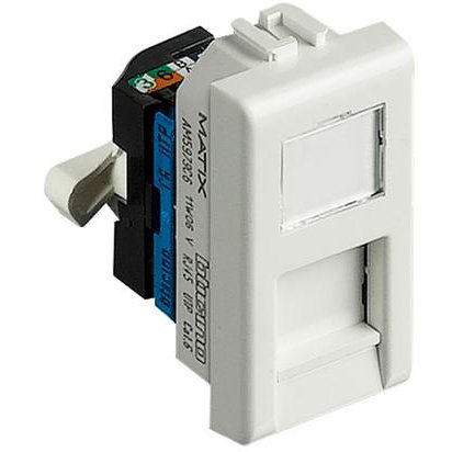 Priza RJ45 CAT6 Bticino Matix, Alb