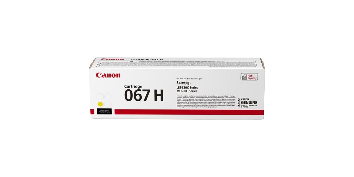 Toner Original Canon Yellow CRG-067HY 5103C002AA - 2150 pagini - imagine 2