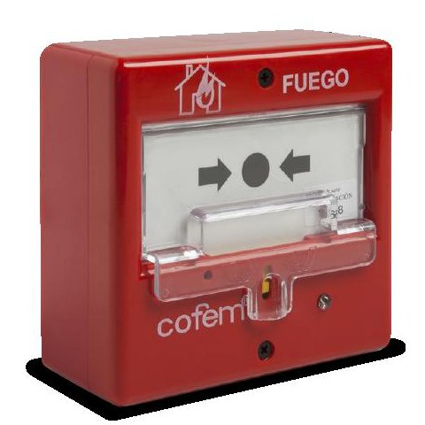 Buton panică manual Cofem adresabil IP32