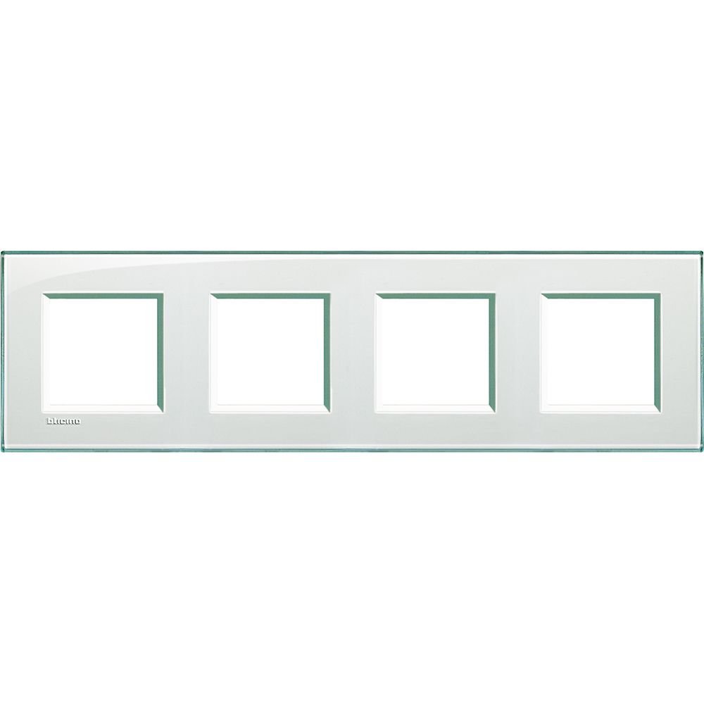 Rama Ornam. 2x4P Bticino Living, Aquamarine