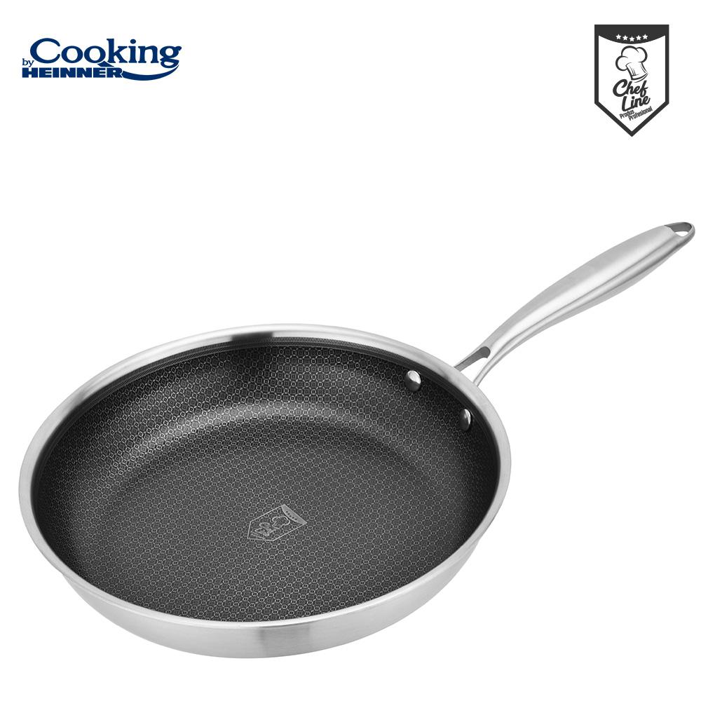 Tigaie Inox Heinner Titanium3 30cm - 3 Straturi Profesională