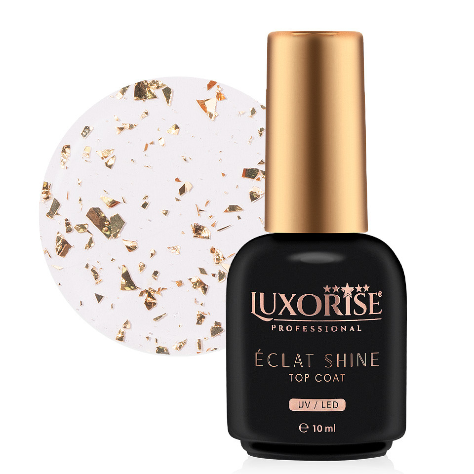 Top Coat Luxorise Éclat Shine, Gold, 10ml