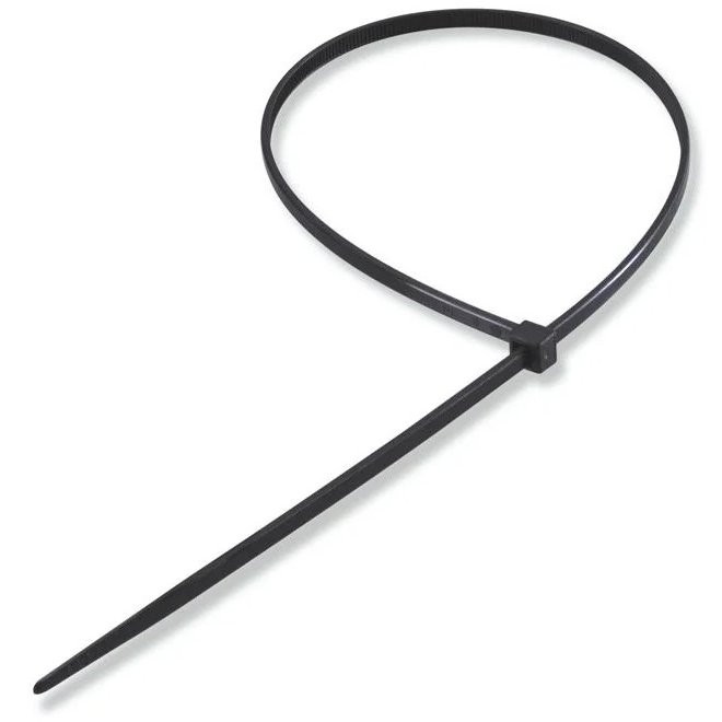 Set 100 Coliere Autoblocant Scame 7.5mm Negru