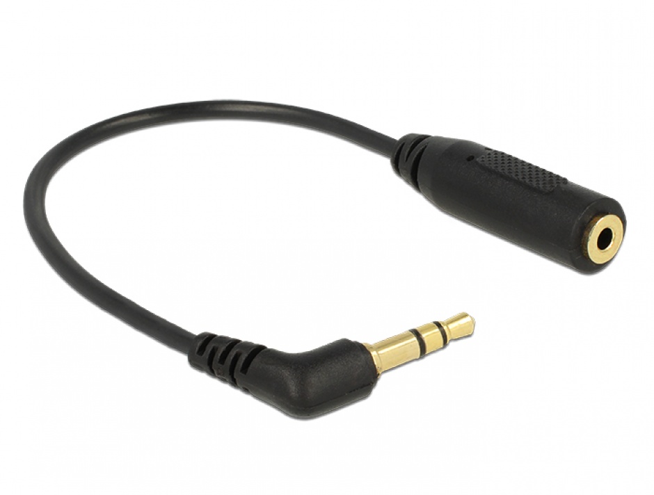 Adaptor Audio Delock 3.5mm la 2.5mm Unghi