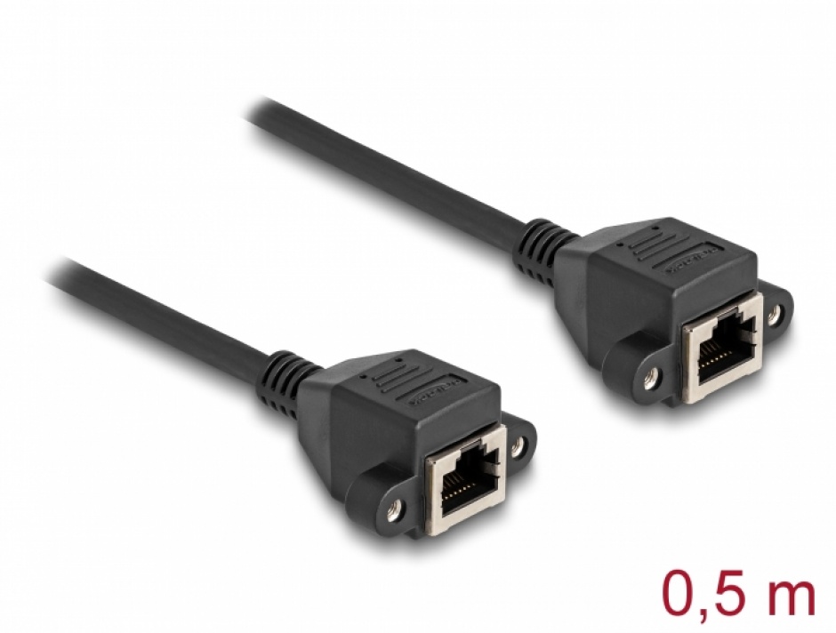 Cablu SFTP RJ50 M-M 0.5m Delock