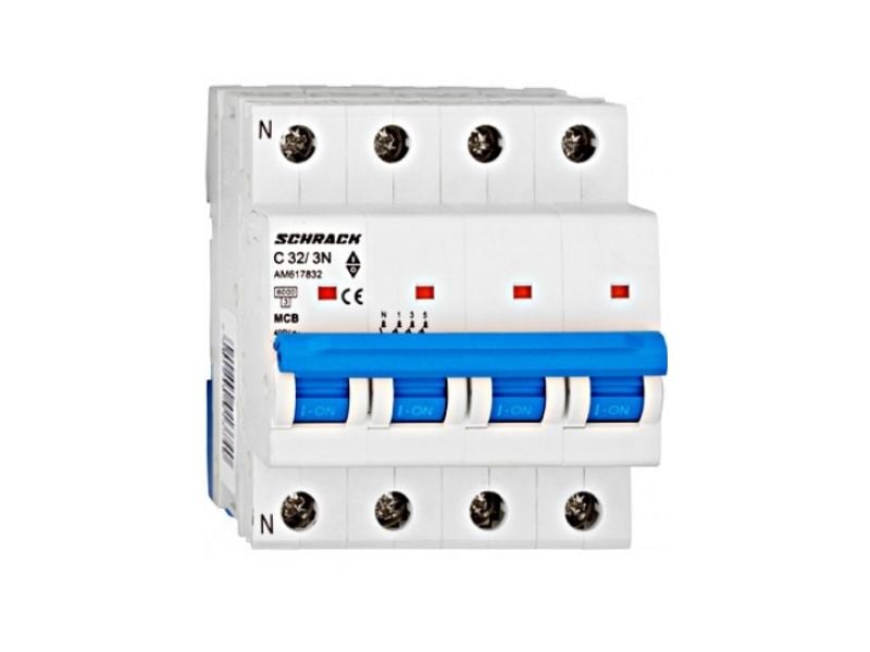 Siguranta Schrack 3P+N 32A 6kA - Protecție Sigură