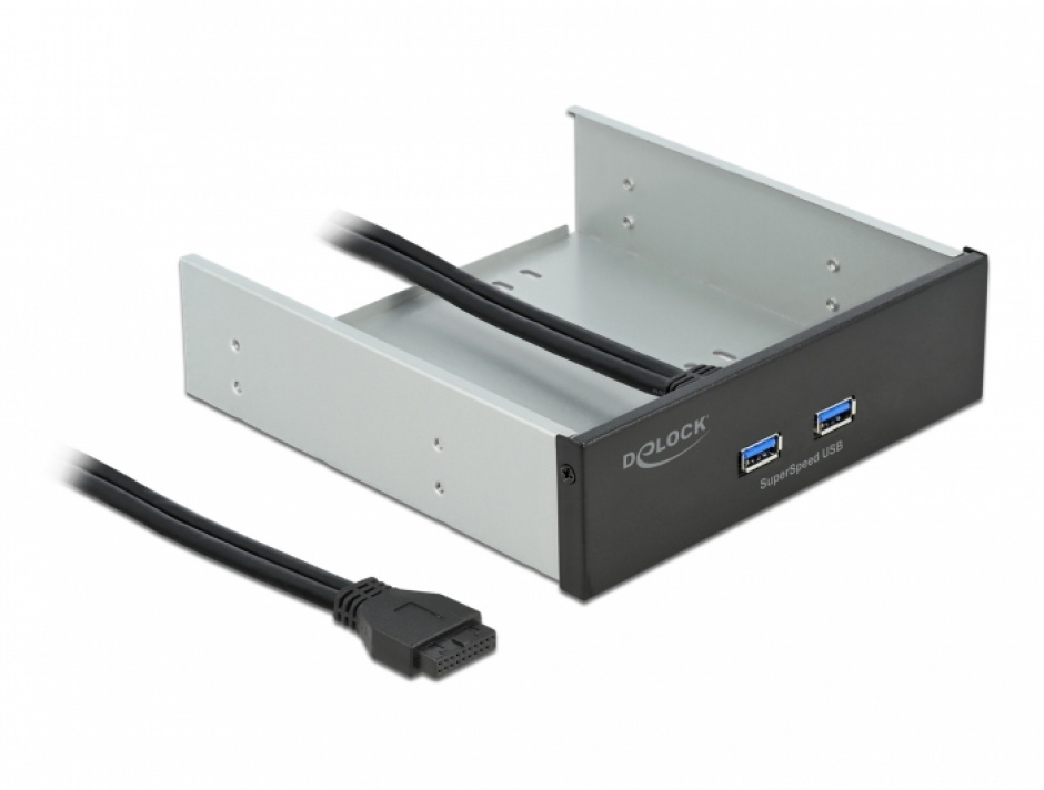 Front Panel USB 3.2 Gen 1, 2x Porturi, Delock 61005