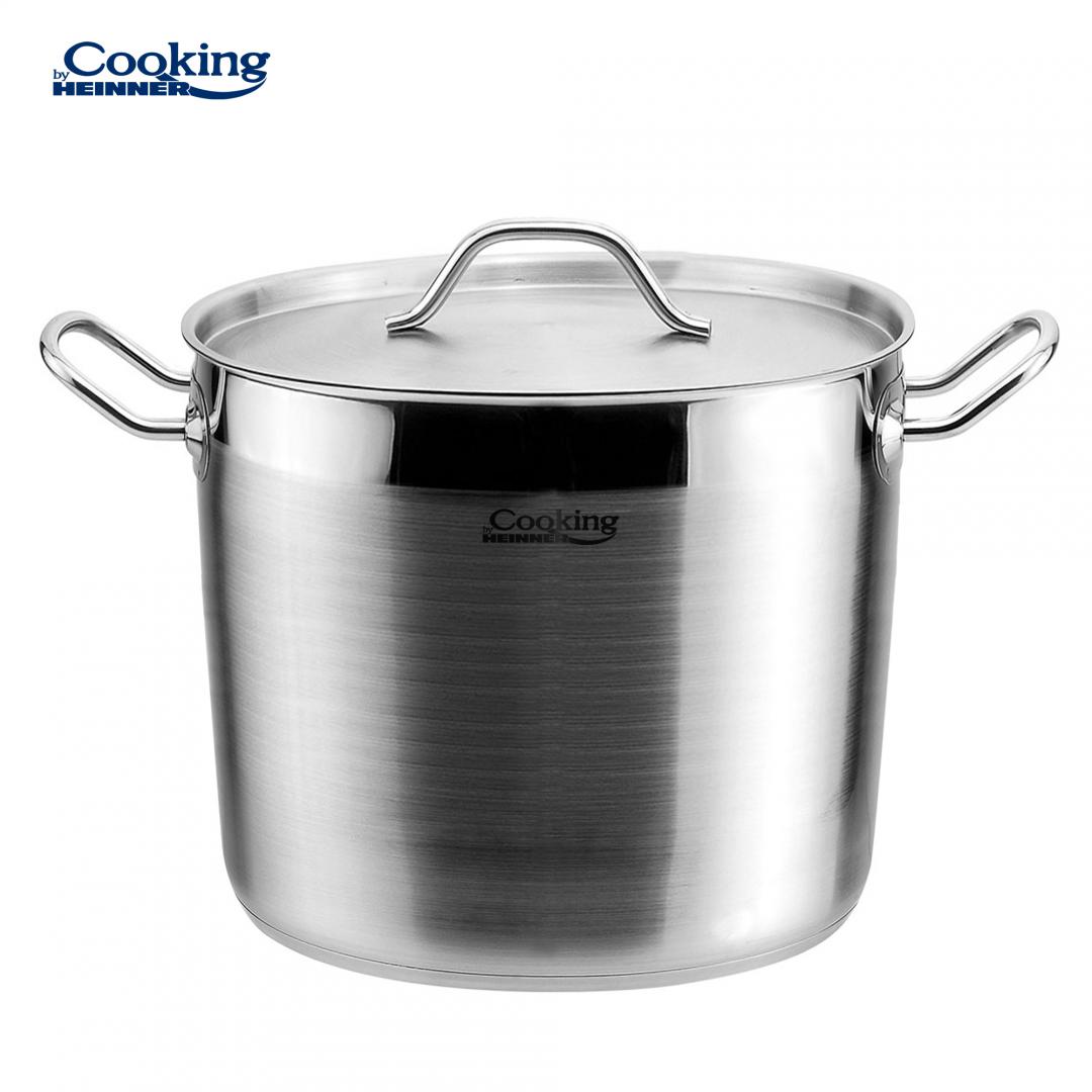 Oală Inox 5L cu Capac Maestro - Heinner Cooking, 20x16 cm - imagine 2