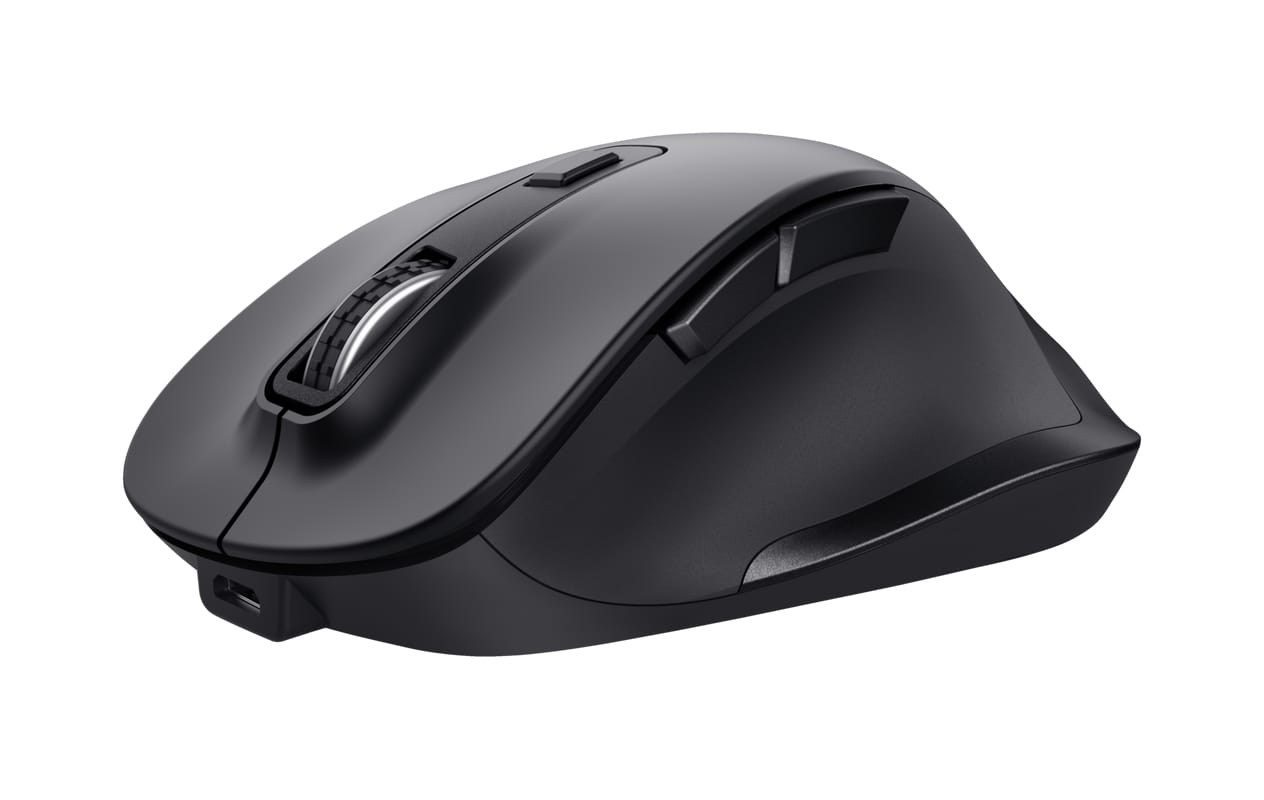 Mouse Trust Fyda Ergonomic Wireless Reincarcabil 2400 DPI - imagine 6