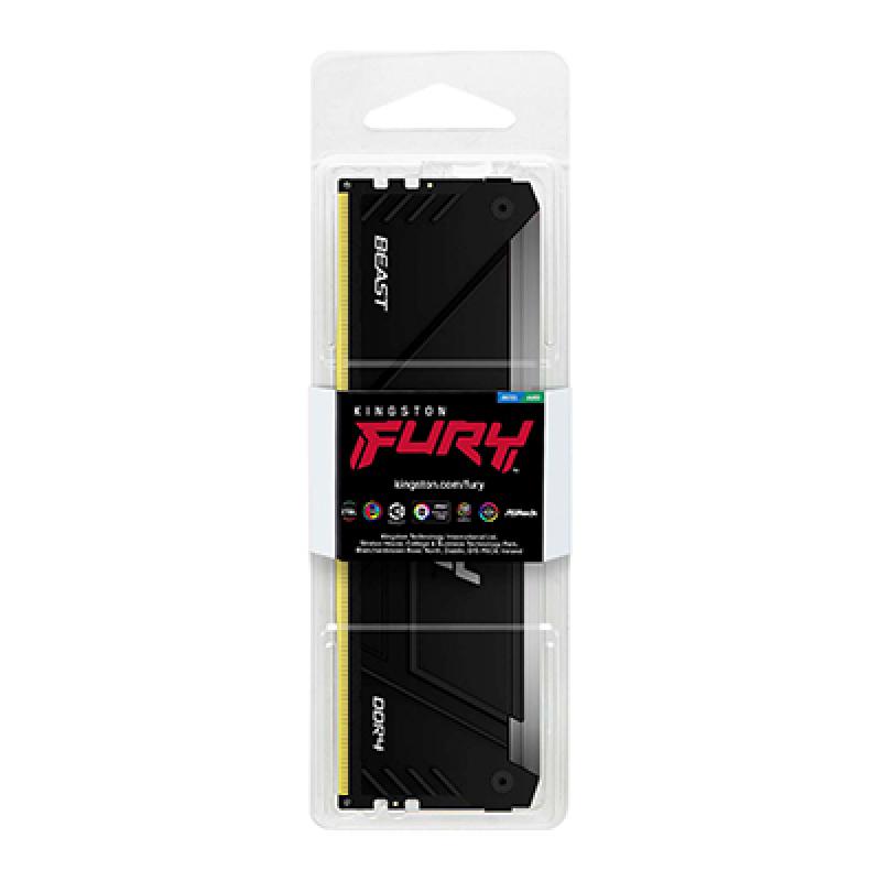 Kingston Fury Beast RGB 32GB DDR4 3600MHz | Memorie RAM Gaming - imagine 5