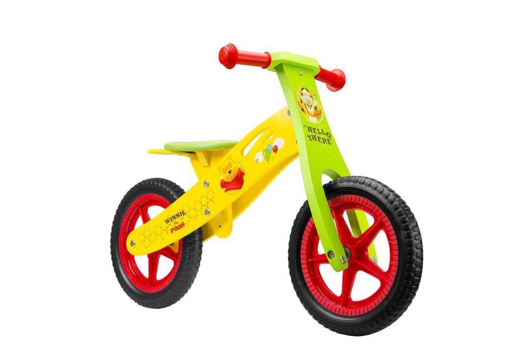 Bicicletă Fără Pedale 12 inch Galben Verde - SEVEN WTP - imagine 2