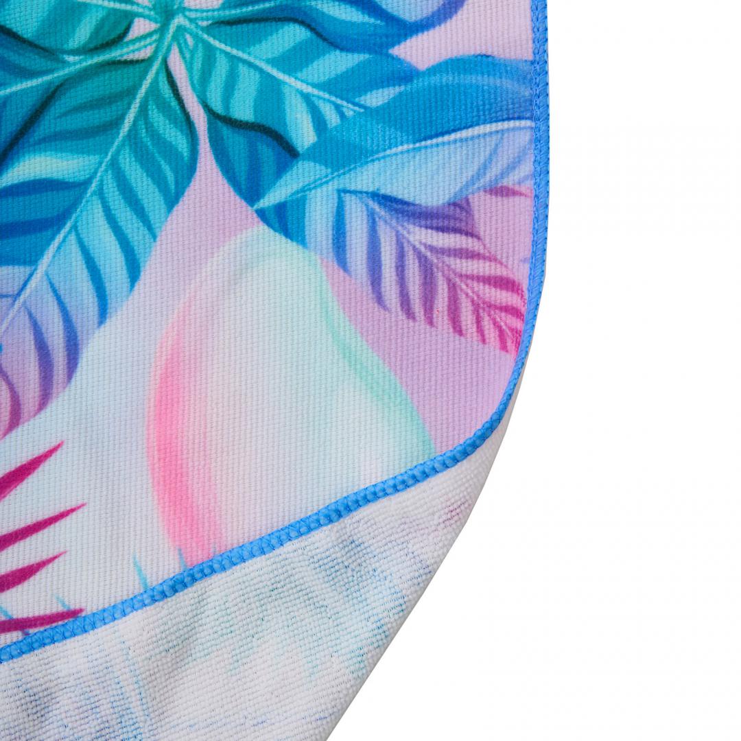 Prosop Plajă 70x140 cm cu Rucsac - Polyester 220 GSM - imagine 3