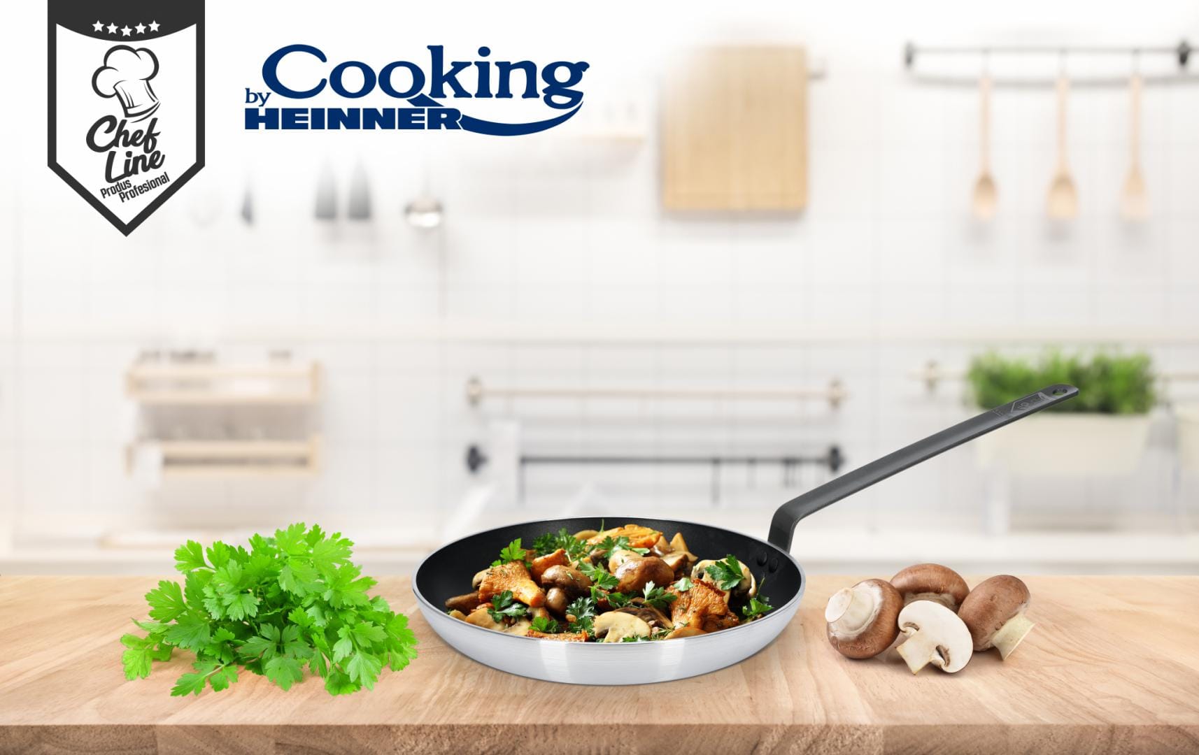 Tigaie Profesională Heinner Chef Line 32cm - Inducție și Antiaderentă - imagine 8