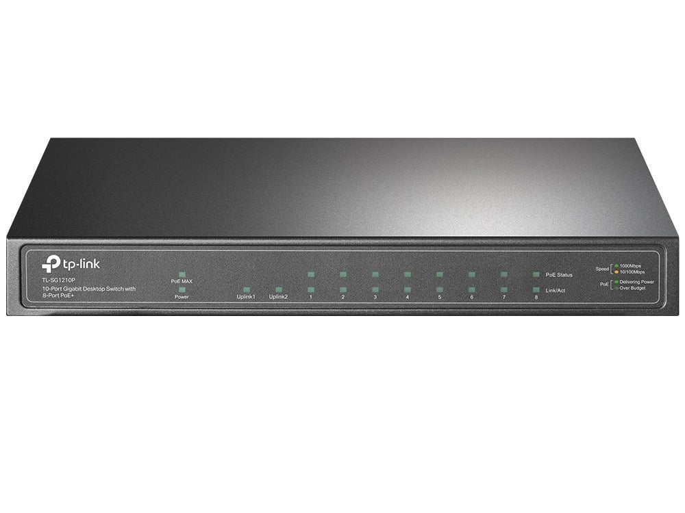 TP-Link TL-SG1210P Switch PoE+ 8 Porturi