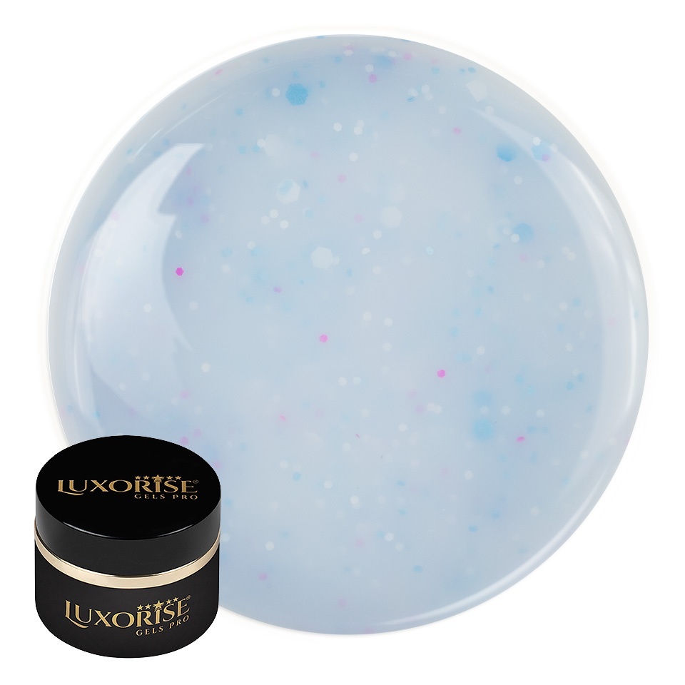 Gel UV Constructie Confetti Cake LUXORISE 15ml Bubblegum Pop