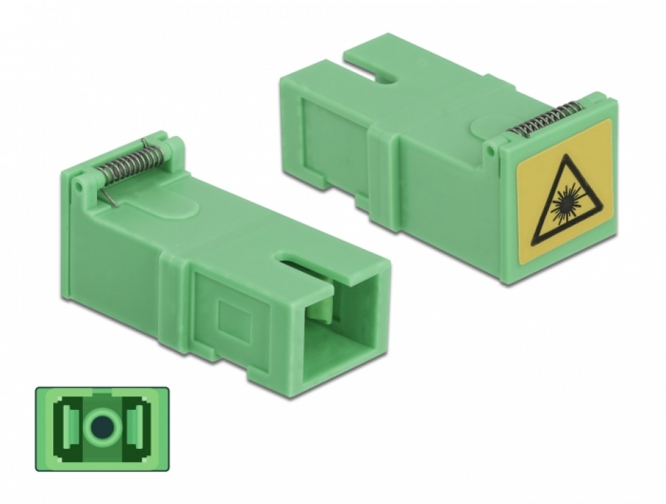 Set 4 Cupla SC Simplex Delock cu Protectie Laser