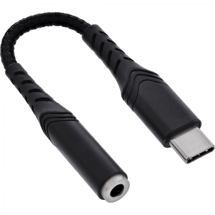 Adaptor USB-C la Jack 3.5mm DAC 96kHz InLine IL33054E