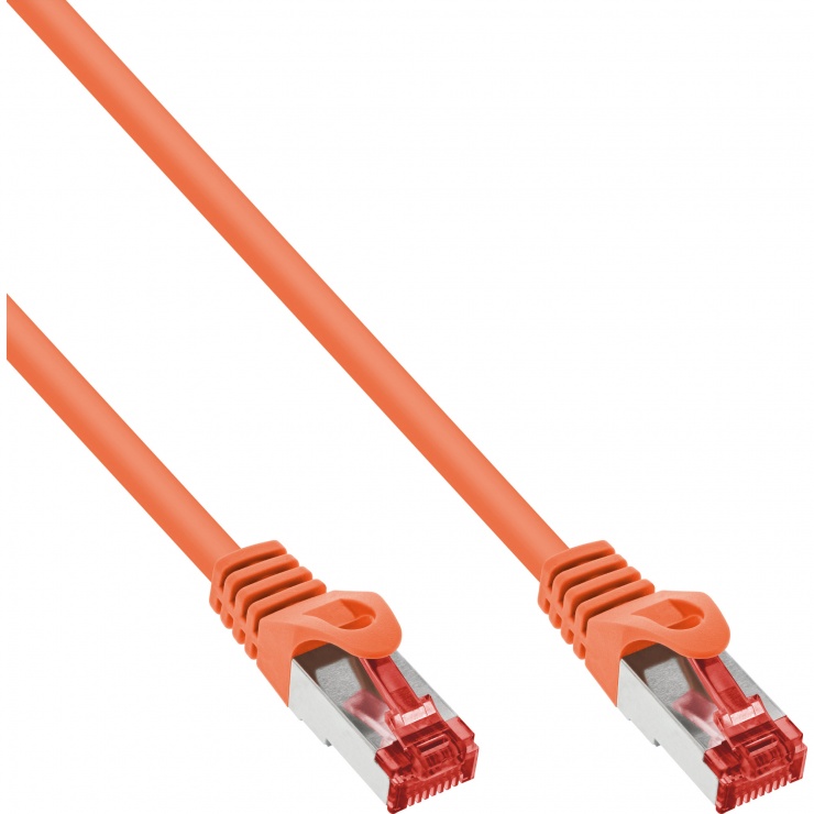 Cablu RJ45 Cat.6 SFTP 30m Orange InLine