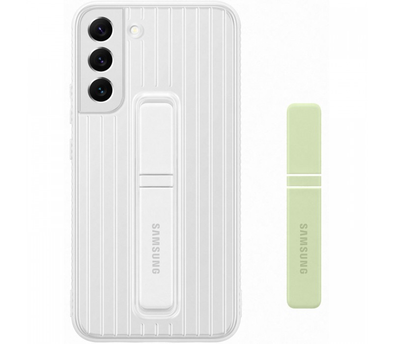 Husă Samsung S22 Plus Standing Cover Albă - imagine 2