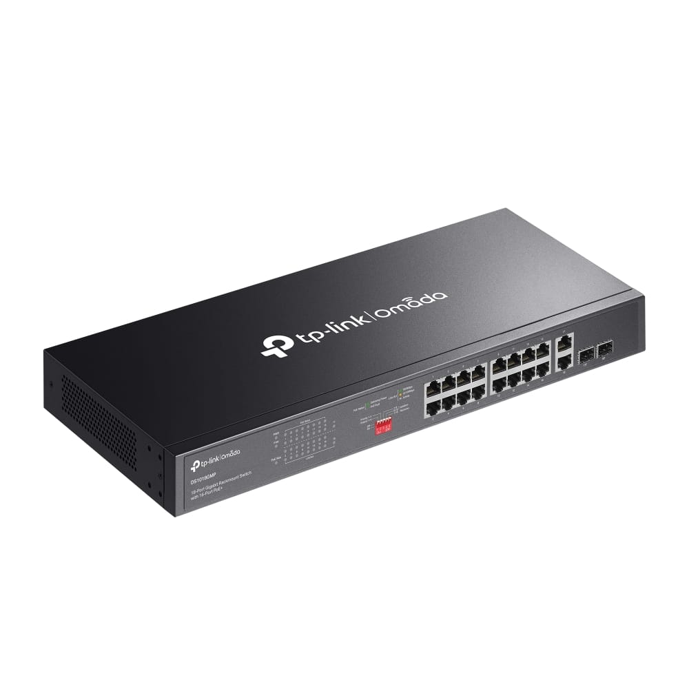 Switch TP-LINK DS1018GMP 18 Porturi PoE+ 250W Gigabit - imagine 9