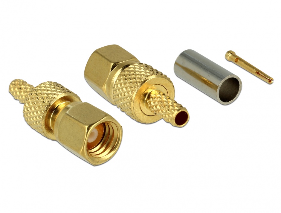 Conector SMC Plug Delock pentru RG-174/RG-316