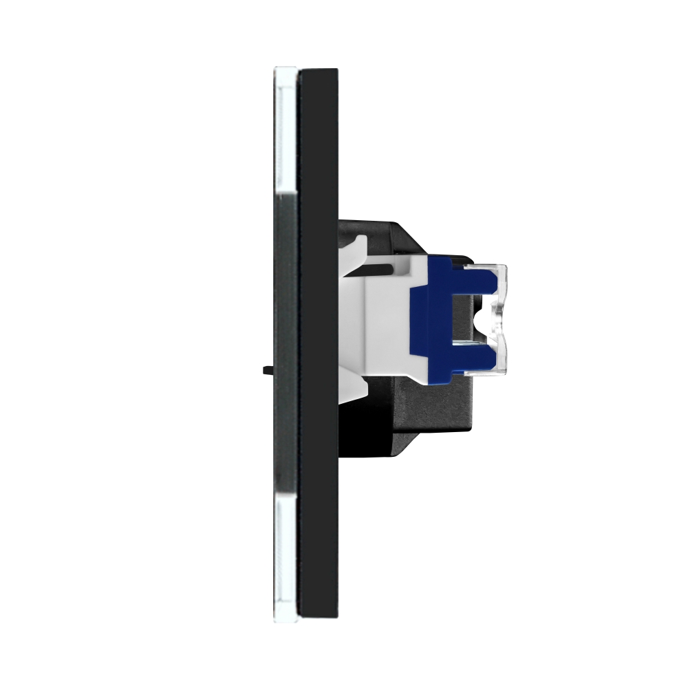 Priza Tripla Schuko, TV, Internet, Rama Sticlă LUXION - imagine 7