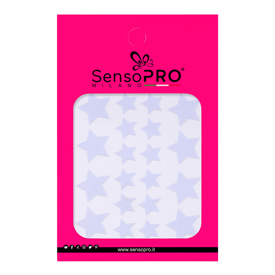 Sticker Sablon Nail Art SensoPRO Milano Stars