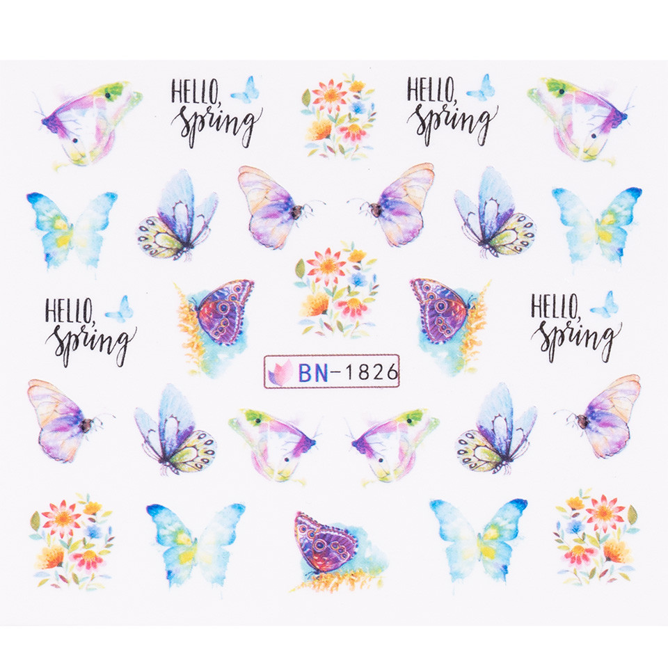 Tatuaj Unghii LUXORISE Butterfly Wink
