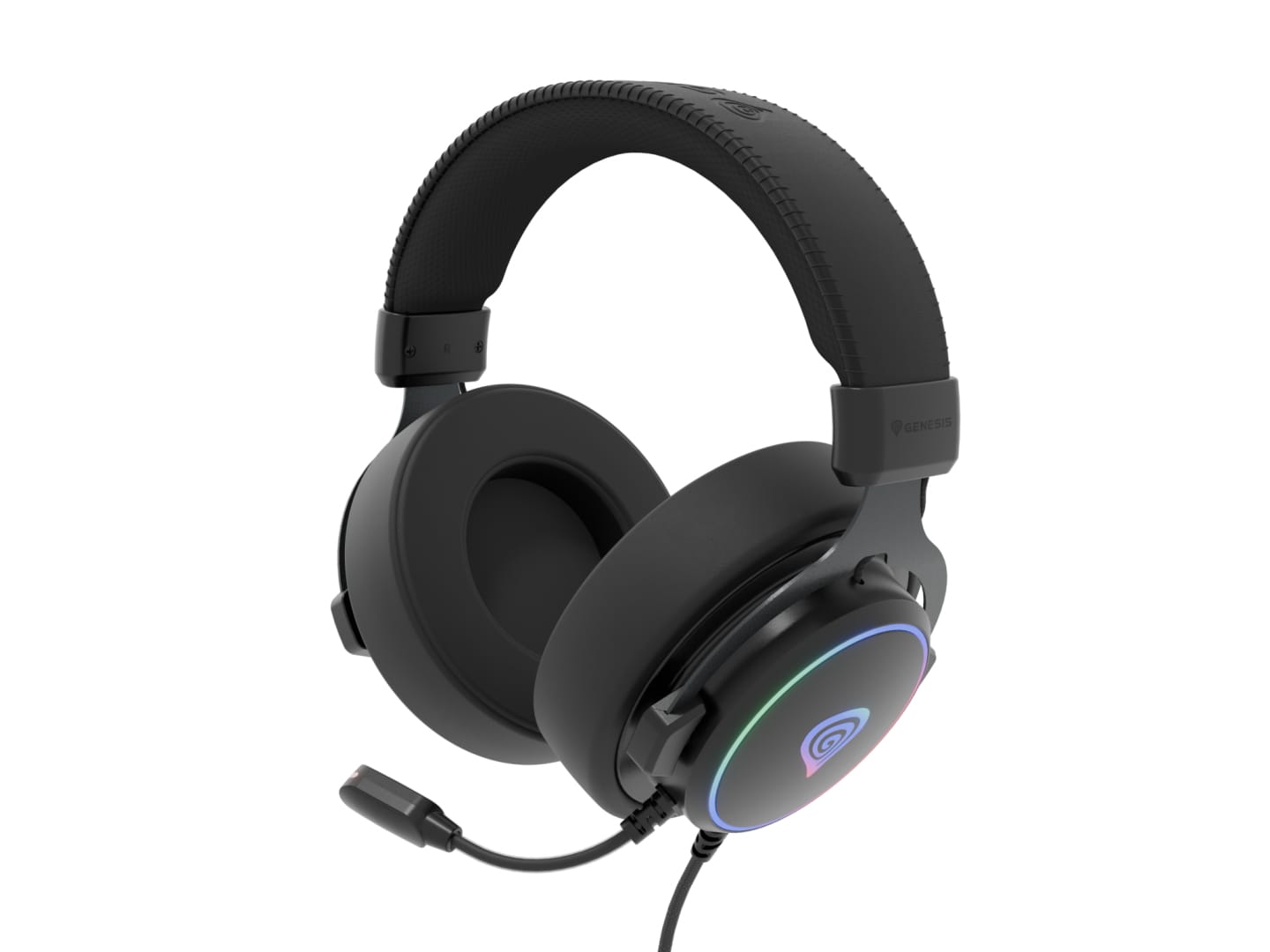 Casti Gaming Genesis Neon 764 7.1 Surround USB RGB - imagine 6