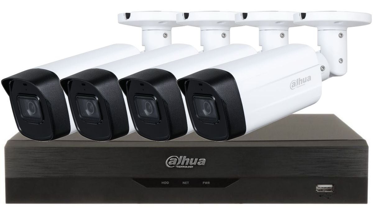 Kit Supraveghere Dahua 4 Camere Full HD Exterior