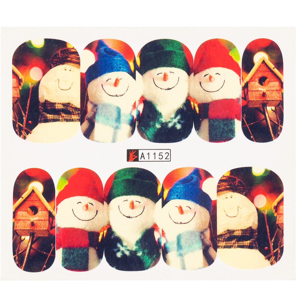 Tatuaj Unghii LUXORISE Snowmen Club A1152