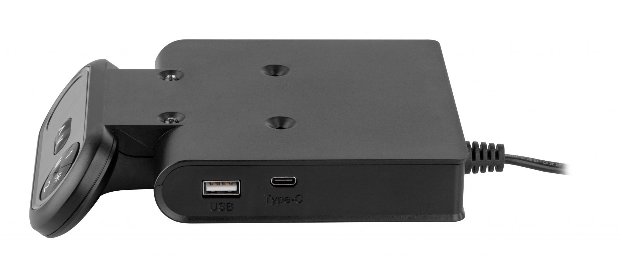 Birou Gaming Electric SERIOUX Elysium RGB 1400x600mm - imagine 8
