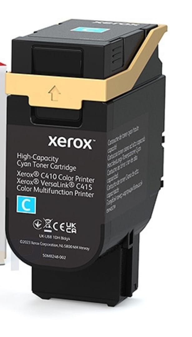 Toner Xerox 006R04765 Cyan 7000 pagini VersaLink C410/C415 - imagine 2
