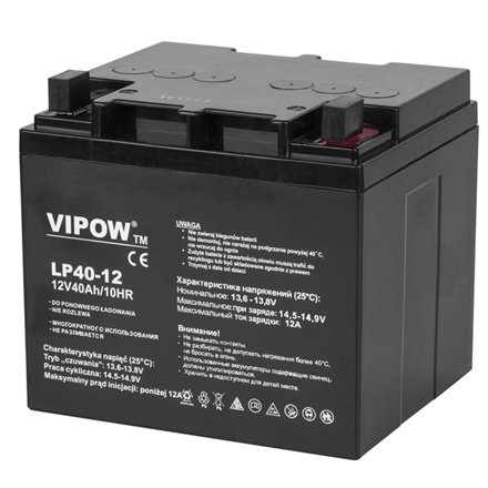 Acumulator Gel Vipow 12V 40Ah UPS