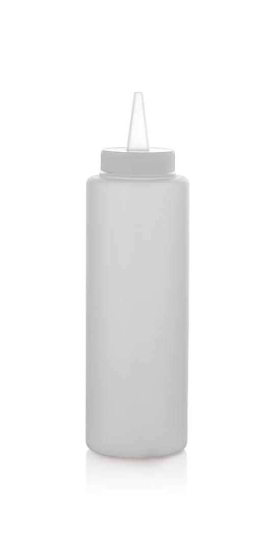 Dispenser Sosuri 330ml Plastic Transparent Heinner Chef Line - imagine 2