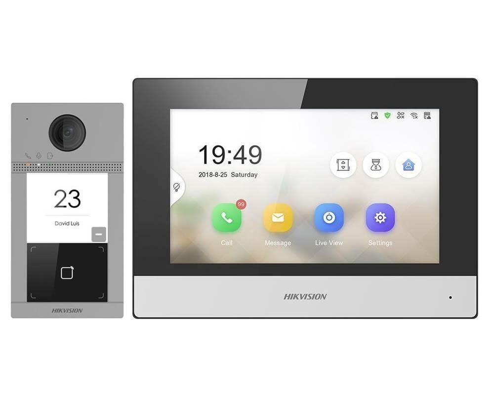 Videointerfon Hikvision Wireless, Control Acces 7 inch